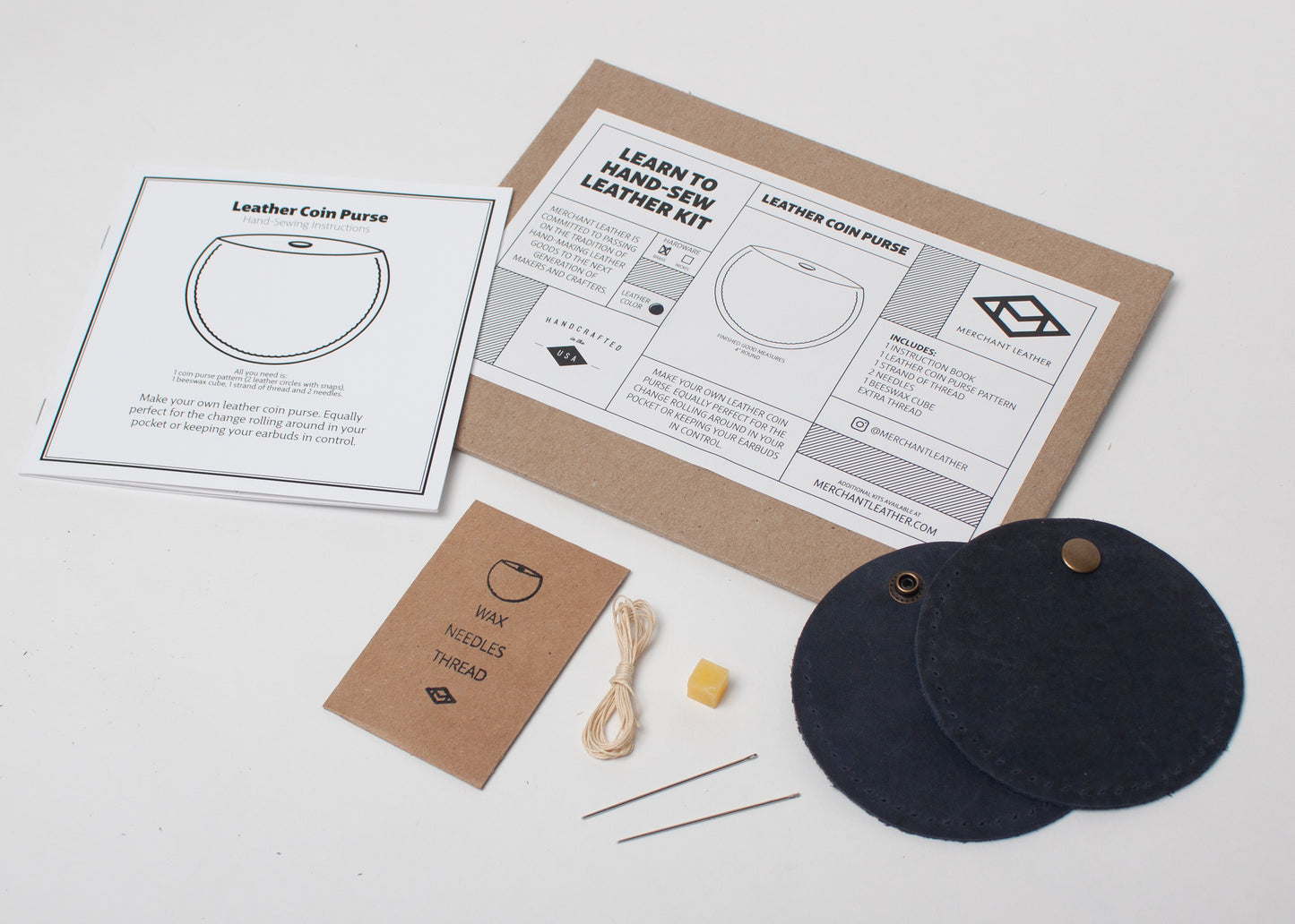 Learn-to-Sew Circle Coin Purse