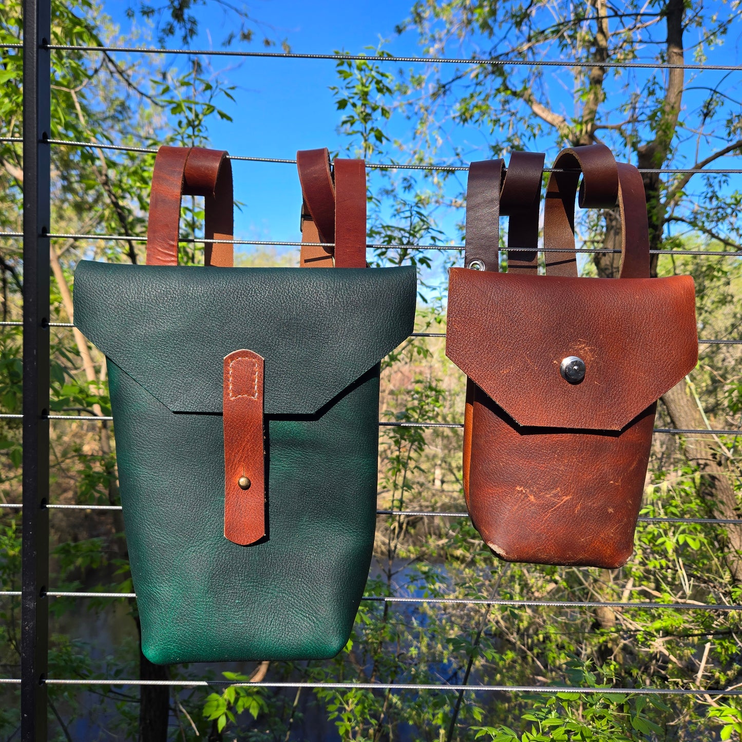 Avon Hills - Hand-Sewn Leather Forager Bags