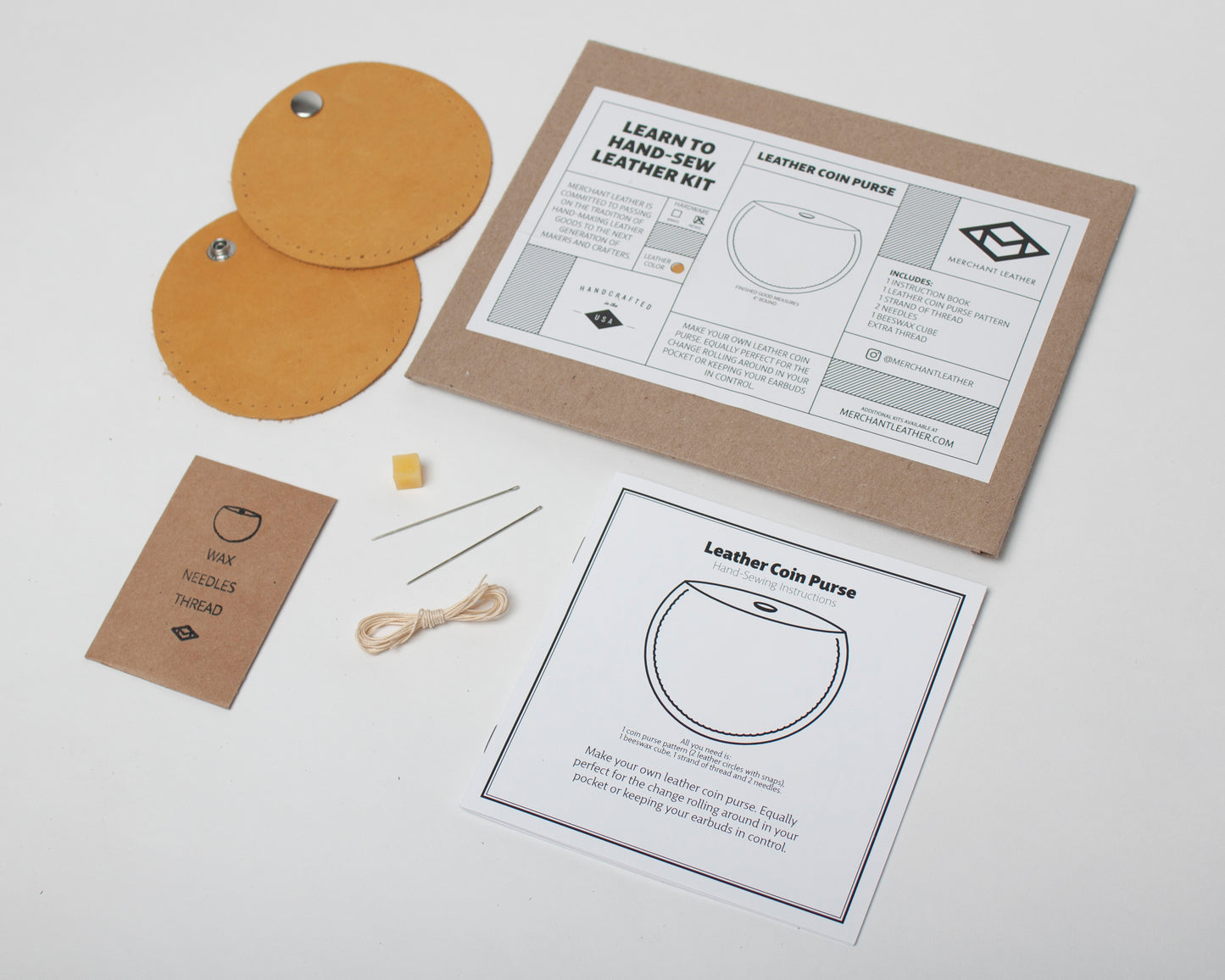 Learn-to-Sew Circle Coin Purse